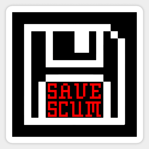 Save Scum Sticker by LordNeckbeard